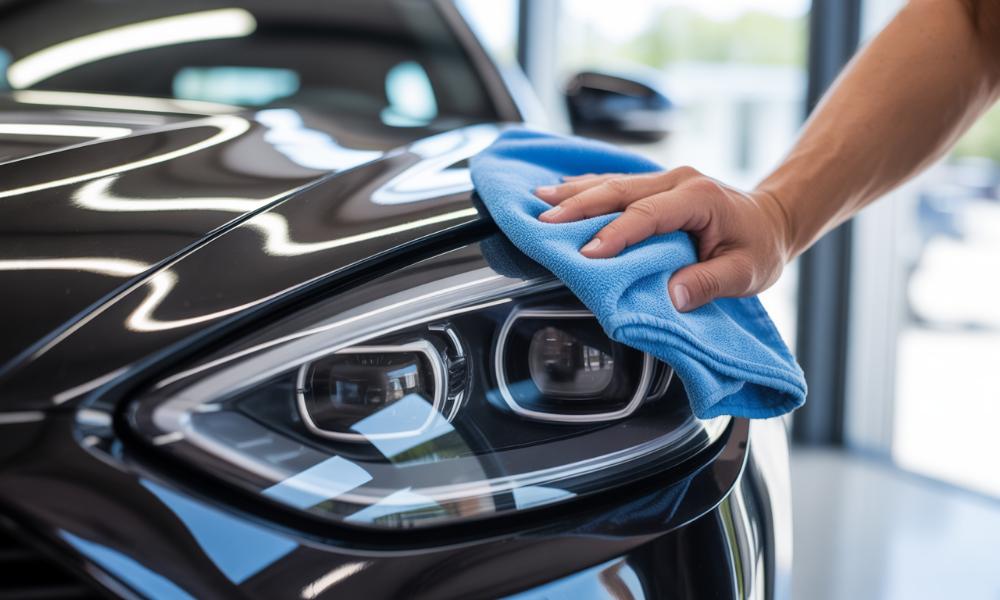 przygotowanie samochodu do zabiegu poprzez detailing wnętrza