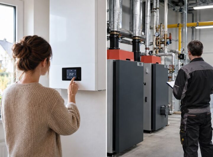 Porównanie systemu grzewczego w domu oraz instalacji ogrzewania w obiekcie firmowym